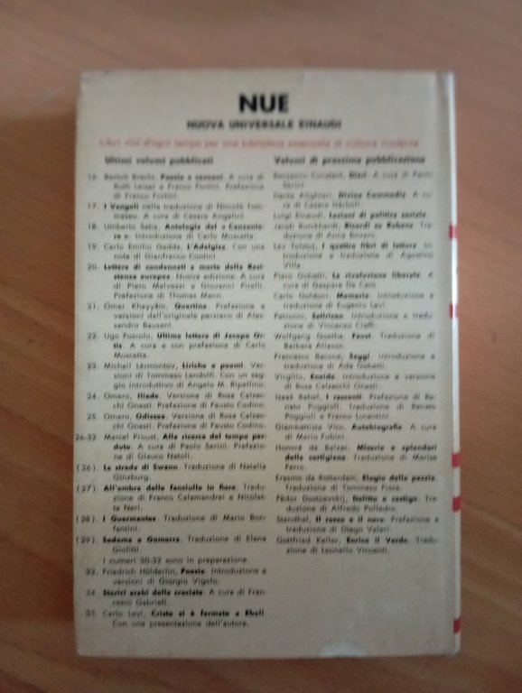 L'adalgisa, Carlo emilio Gadda, Einaudi NUE, 1963