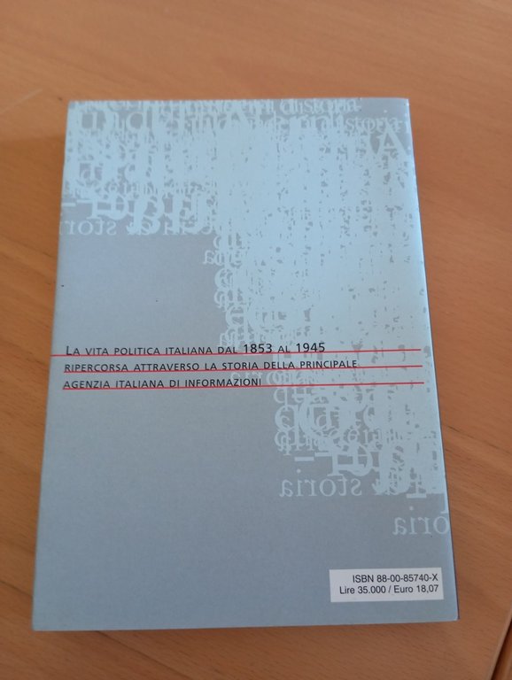 L'agenzia Stefani da Cavour a Mussolini, Stefani - Arbitrio - …