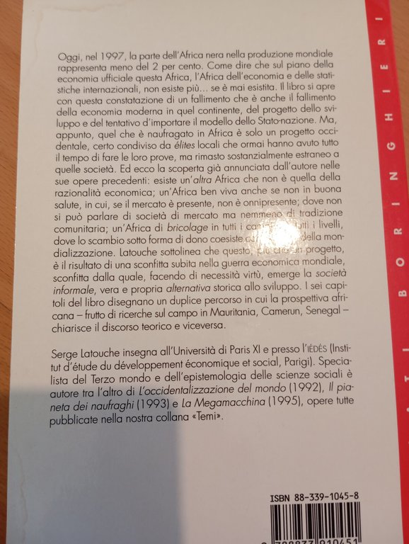 L'altra Africa. Tra dono e mercato, Serge Latouche, Bollati Boringhieri, … | Immagine Gallery 7