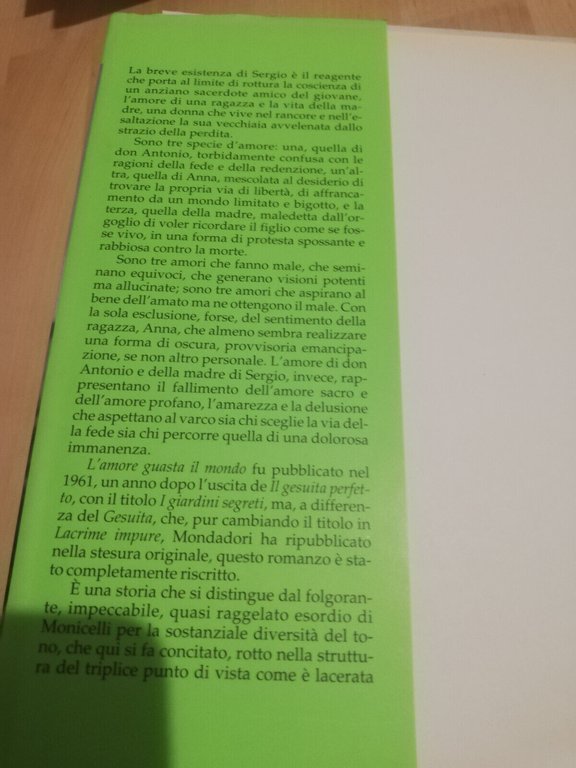 L'amore guasta il mondo, Furio Monicelli, 2000, Mondadori