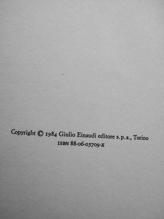 L'anello di Clarisse, Claudio Magris, Einaudi, 1984