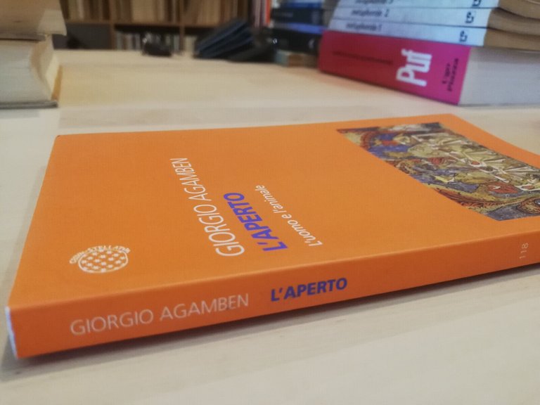 L'aperto. L'uomo e l'animale, Giorgio Agamben, Bollati Boringhieri, 2017