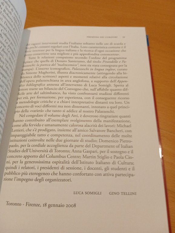L'arte del saltimbanco. Aldo Palazzeschi tra due avanguardie, 2008