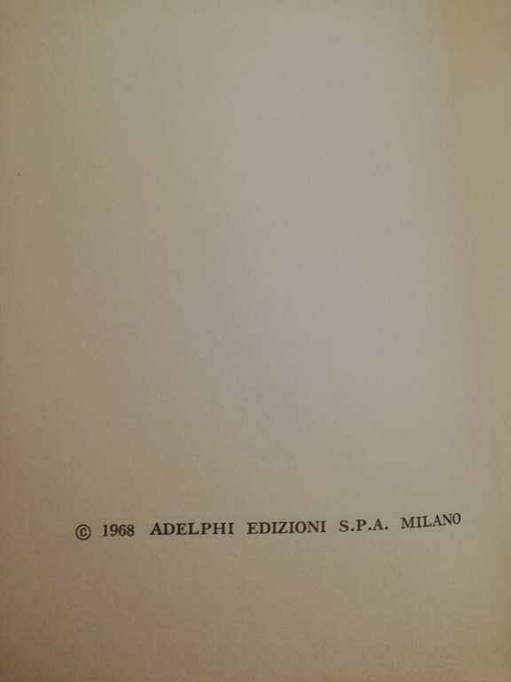 L'arte della fuga, Giuseppe Pontiggia, 1968, Adelphi, prima edizione