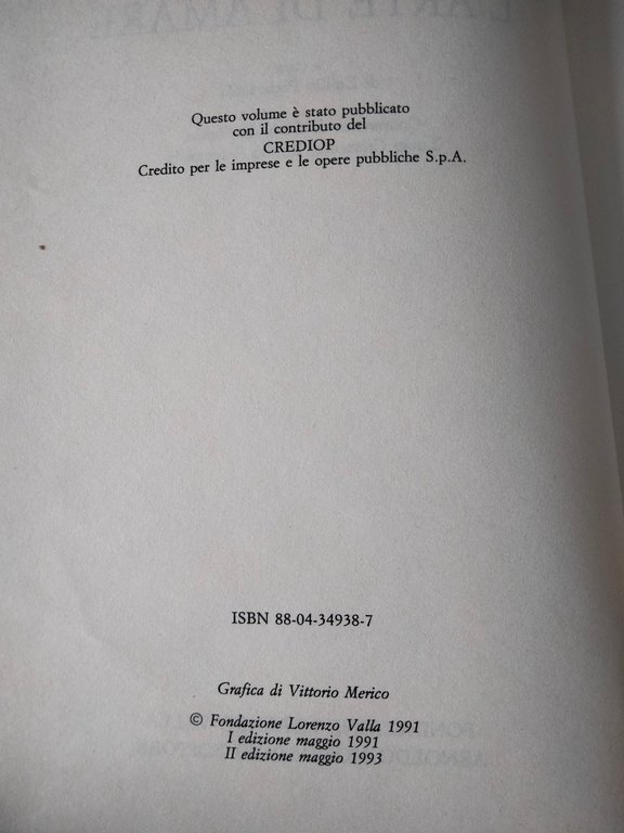 L'arte di amare, Ovidio, Fondazione Lorenzo Valla, 1993 | Immagine Gallery 7