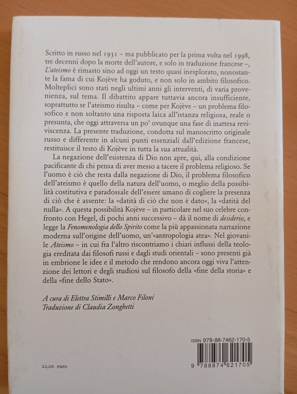 L'ateismo, Alexandre Kojève, Quodlibet, 2008 | Immagine Gallery 5