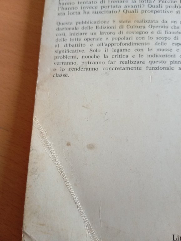 L'autoriduzione. Una risposta delle masse alla crisi, Ed. Cultura operaia … | Immagine Gallery 8