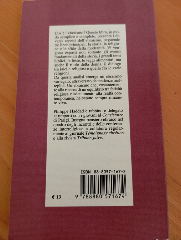 L'ebraismo spiegato ai miei amici, Philippe Haddad, Giuntina, 2003