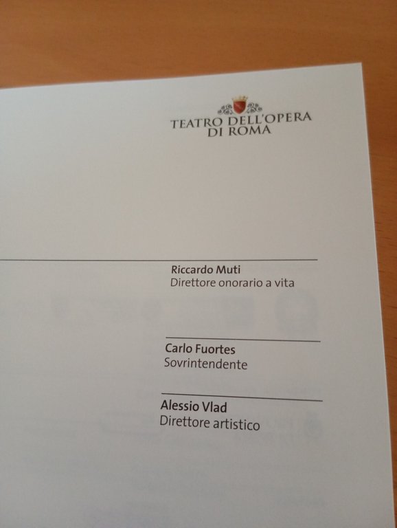 L'elisir d'amore, Libretto, Opera di Roma, 2014