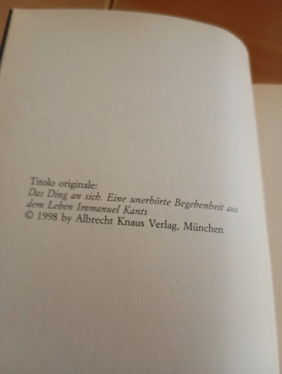 L'enigma della cosa in sé, Klaas Huizing, Neri Pozza, 1998 | Immagine Gallery 12