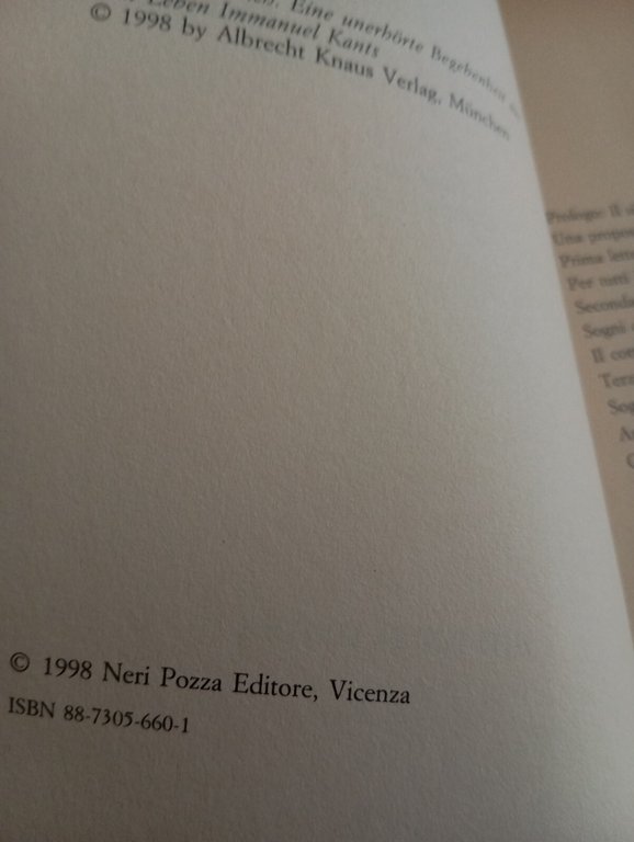 L'enigma della cosa in sé, Klaas Huizing, Neri Pozza, 1998 | Immagine Gallery 16