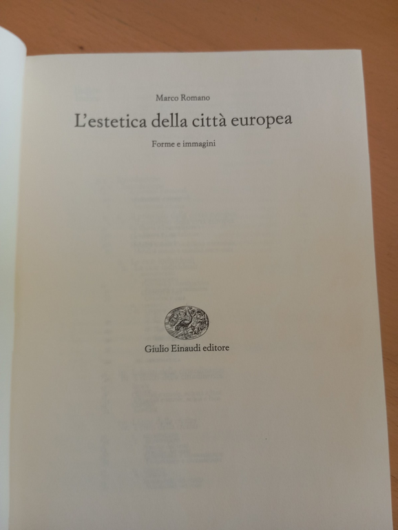 L'estetica della città europea. Forme e immagini, Marco Romano, Einaudi, … | Immagine Gallery 11