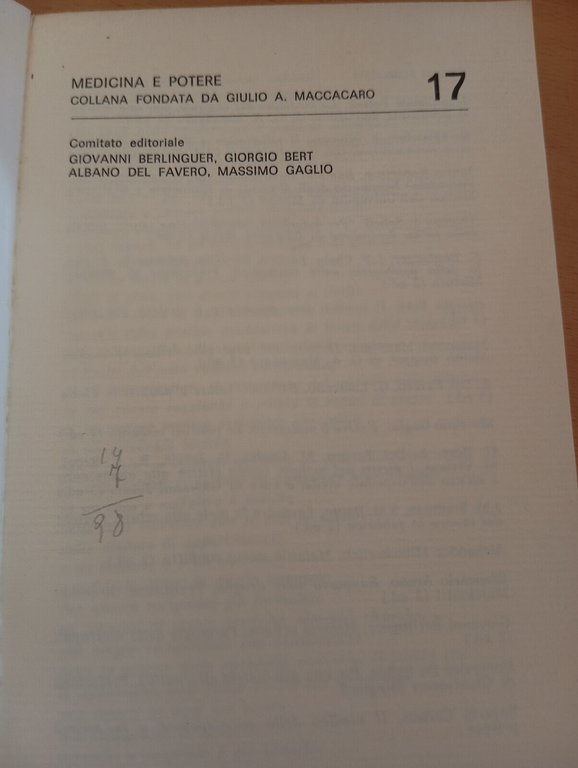 L'inflazione medica, Archibald Cochrane, Feltrinelli, 1978