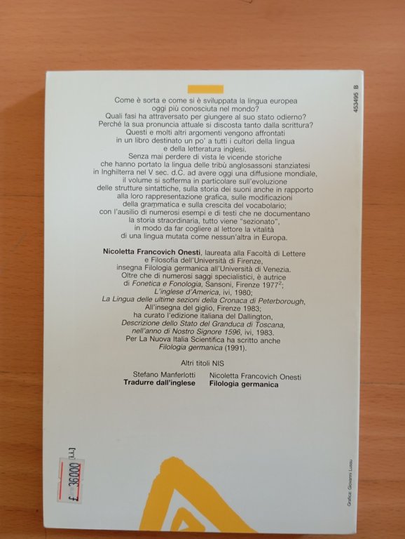 L'Inglese dalle origini ad oggi, N. Francovich Onesti, La nuova … | Immagine Gallery 4