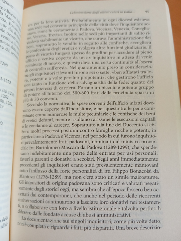 L'inquisizione in Italia, Andrea Del Col, Mondadori, 2006