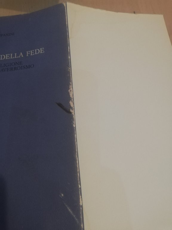 L'intelligenza della fede, Massimo Campanini, Pierluigi Lubrina Editore, 1989