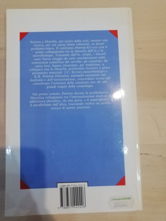 L'Io e il suo cervello volume 1, K. Popper - …