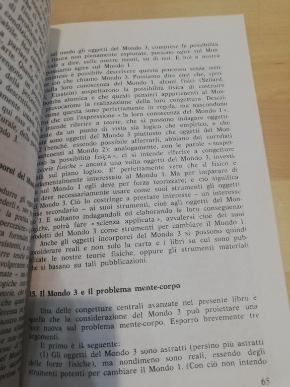 L'Io e il suo cervello volume 1, K. Popper - …