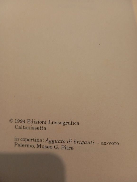 L'isola del sole, Luigi Capuana, Edizioni Lussografica, 1994