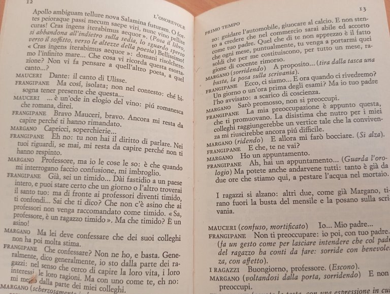L'onorevole, Leonardo Sciascia, Einaudi teatro, 1965