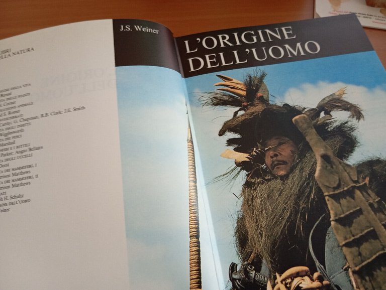 L'origine dell'Uomo, J. S. Weiner, Garzanti, I libri della natura, …