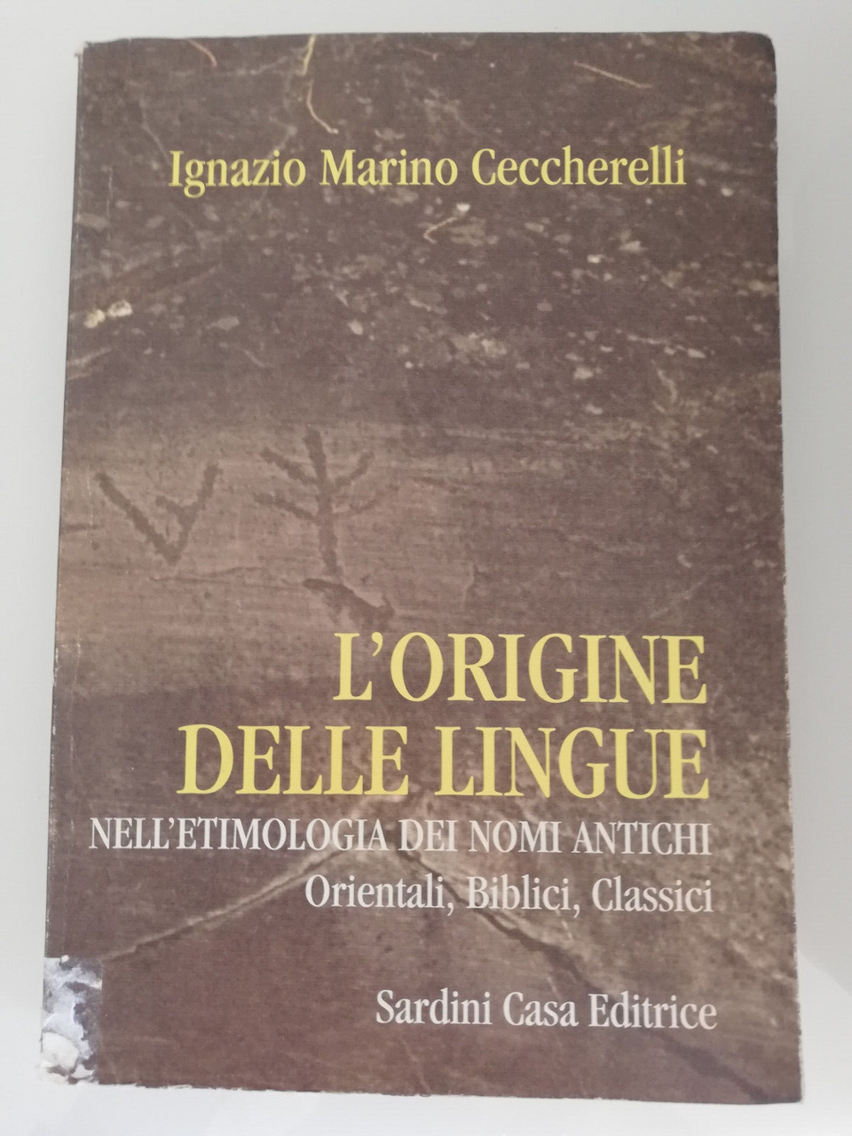 L'origine delle lingue nell'etimologia dei nomi, Ignazio Marino Ceccherelli 1960