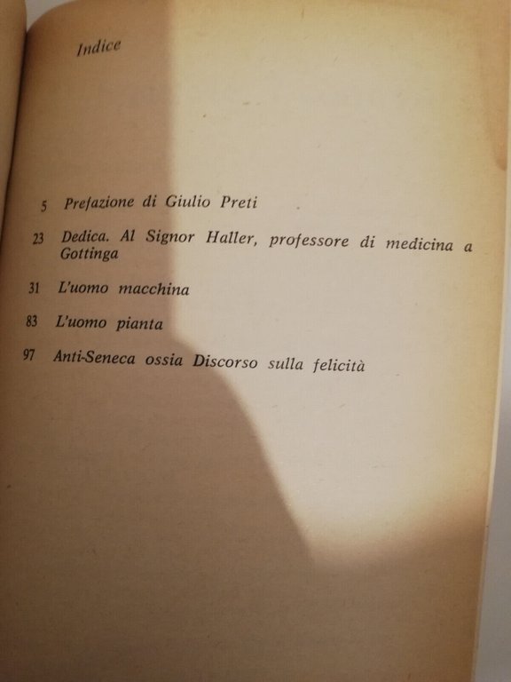 L'uomo macchina e altri scritti, De Lamettrie, 1973, Feltrinelli Giulio …