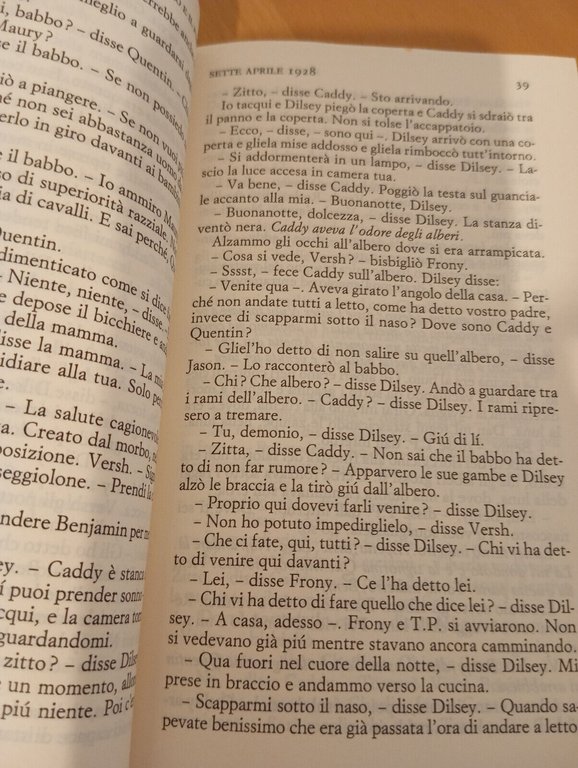 L'urlo e il furore, William Faulkner, Einaudi, 1997