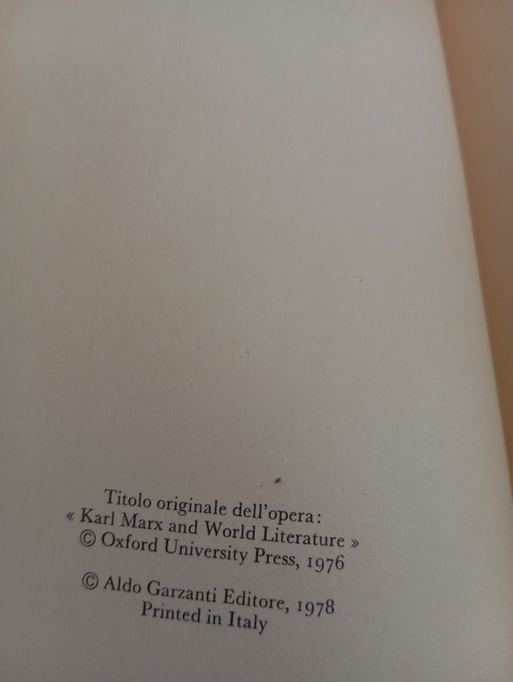 La biblioteca di Marx, s. S. Prawer, Garzanti, 1978 | Immagine Gallery 5