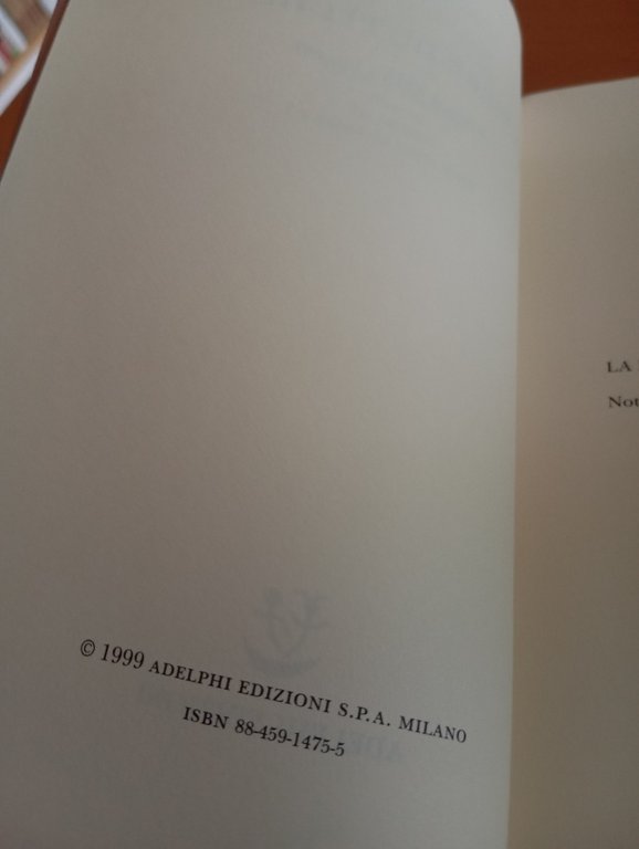 La biere du pecheur, Tommaso Landolfi, Adelphi, 1999