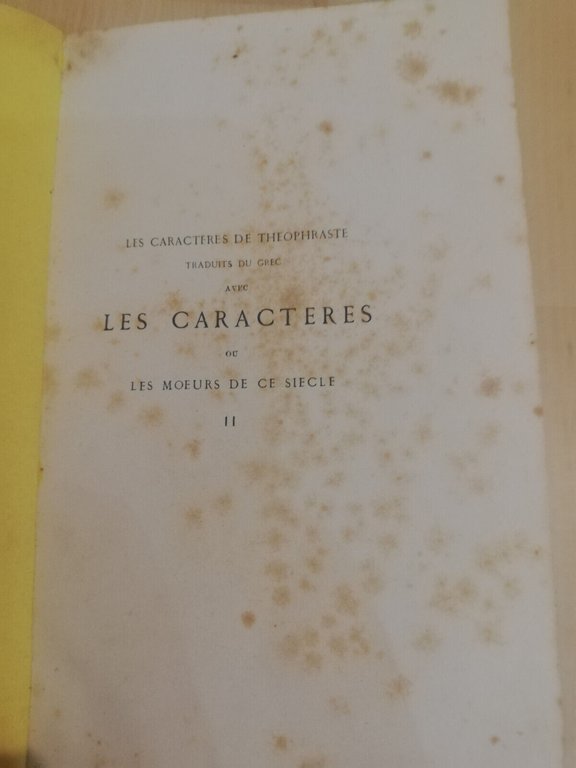 La bruyère, Les caractèrs ou Les moeurs de ce siècle …