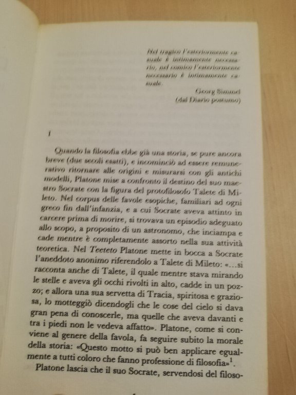 La caduta del protofilosofo, Hans Blumenberg, 1983, Pratiche editrice