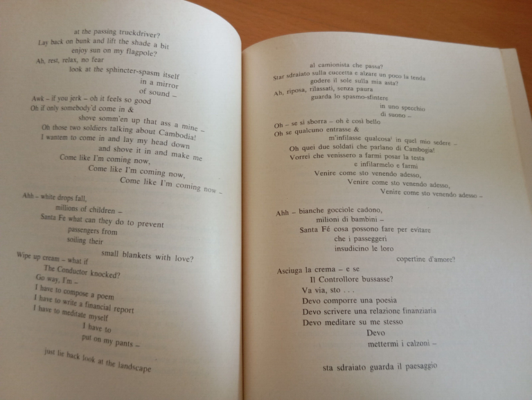 La caduta dell'America, Allen Ginsberg, Mondadori Lo specchio, 1981, 1° …