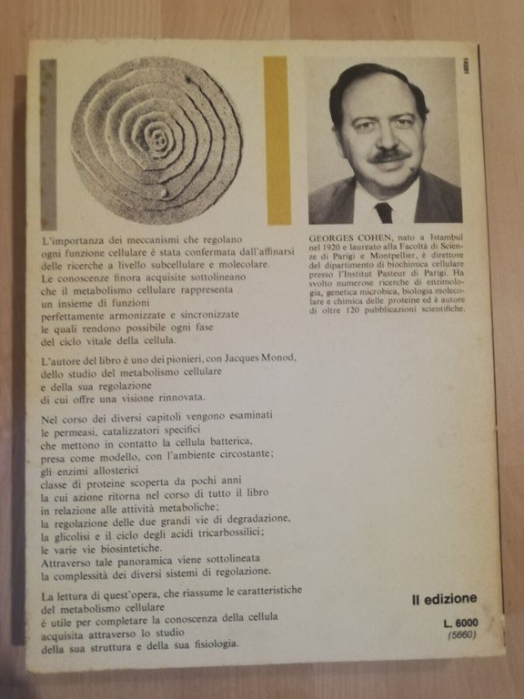 La cellula. Metabolismo e regolazione, Georges Cohen, 1978, Mondaodri