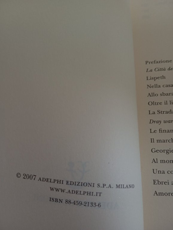 La città della tremenda notte, Rudyard Kipling, Adelphi, 2007