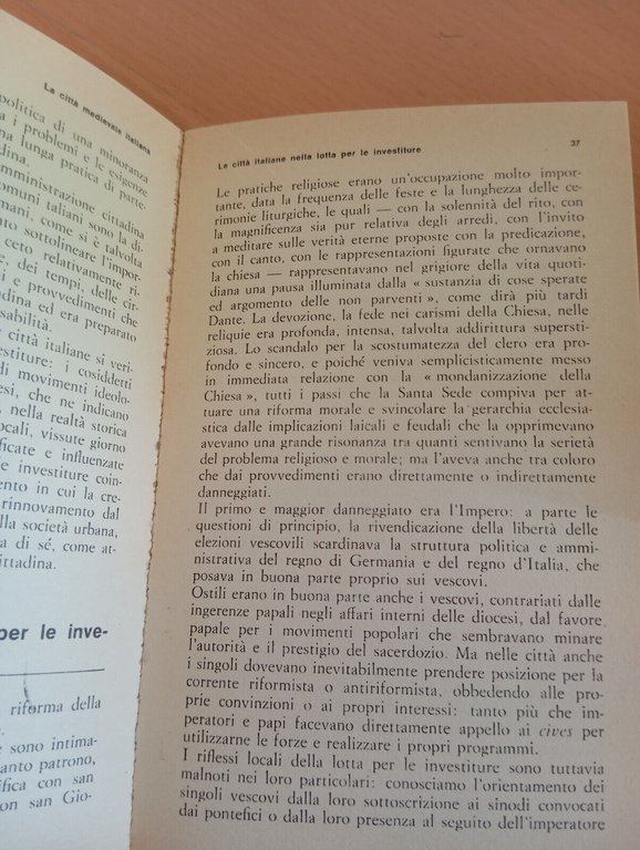 La città medievale italiana, Gina Fasoli, Francesca Bocchi, Sansoni, 1975