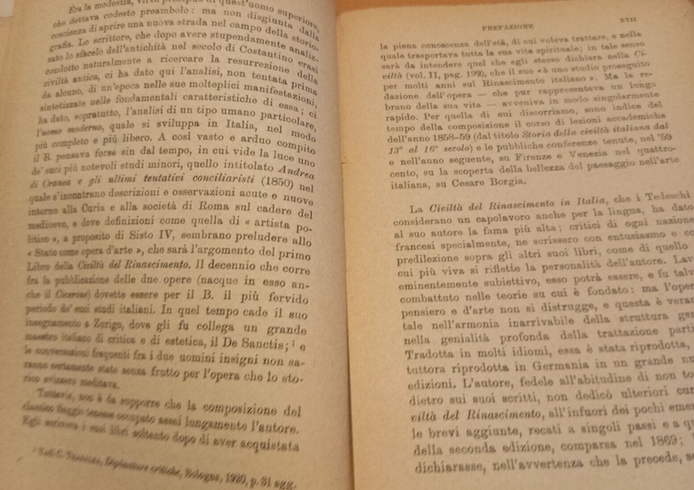 La cività del Rinascimento in Italia, 2 volumi, J. Burckhardt, …