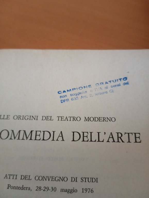 La commedia dell'arte, Alle origini del teatro moderno, L. Mariti, …