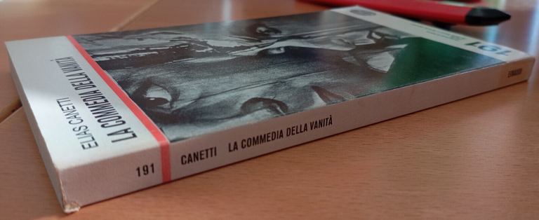 La commedia della vanità, Elias Canetti, Einaudi Teatro, 1975