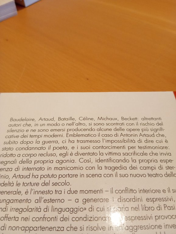 La comunicazione crudele, da Baudelaire a Beckett, Carlo Pasi, 1998