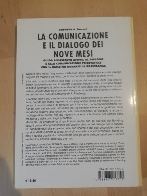 La comunicazione e il dialogo dei nove mesi, Gabriella A. …