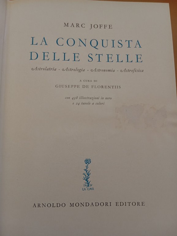 La conquista delle stelle, Marc Joffe, Mondadori, 1958