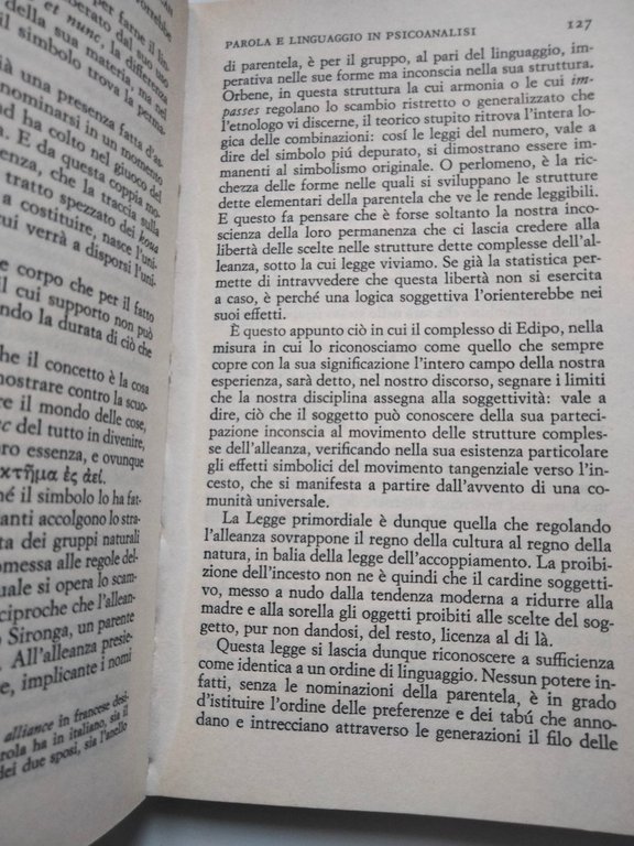 La cosa freudiana e altri scritti, Jacques Lacan, Einaudi, 1972