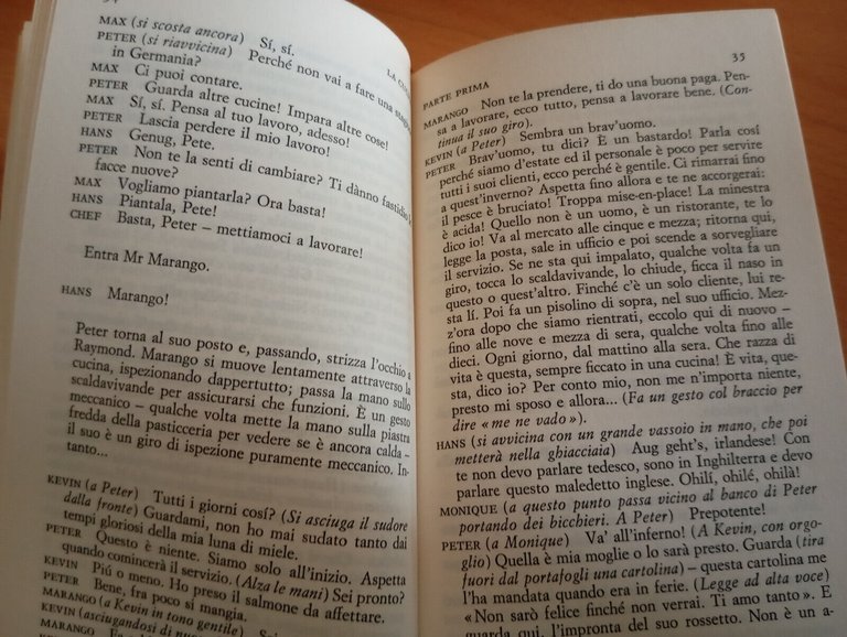 La cucina - Patatine di contorno, Arnold Wesker, Einaudi, 1965