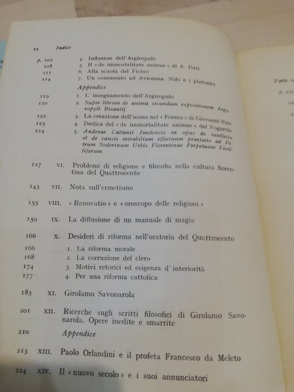 La cultura filosofica del Rinascimento italiano, Eugenio Garin, Sansoni, 1979