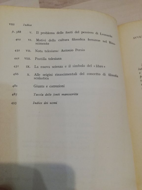 La cultura filosofica del Rinascimento italiano, Eugenio Garin, Sansoni, 1979