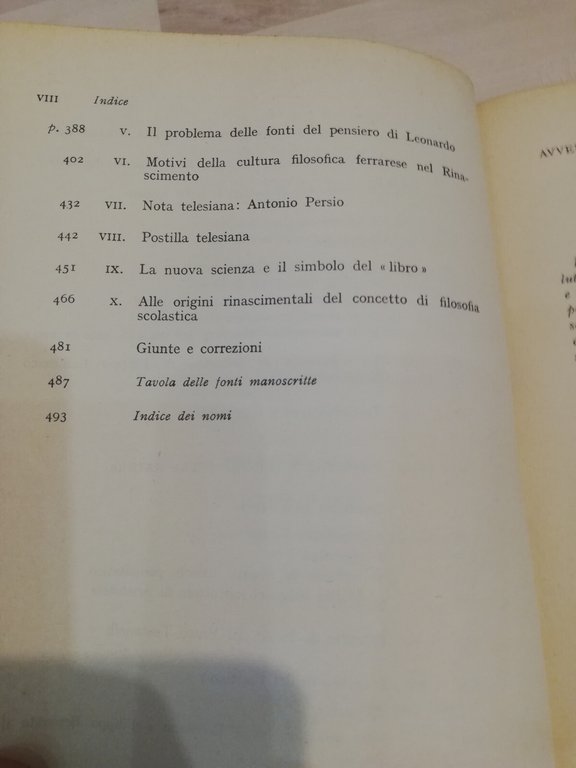 La cultura filosofica del Rinascimento italiano, Eugenio Garin, Sansoni, 1979