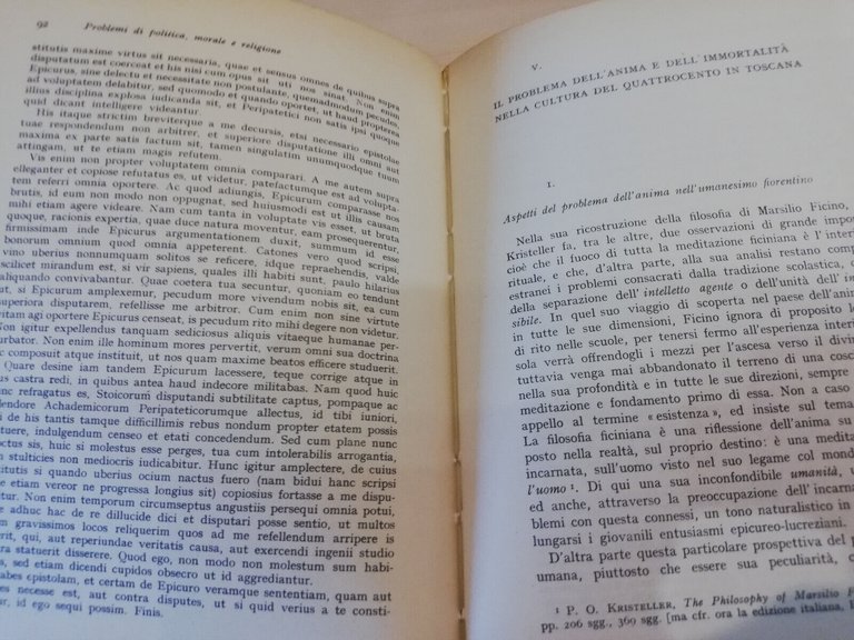 La cultura filosofica del Rinascimento italiano, Eugenio Garin, Sansoni, 1979