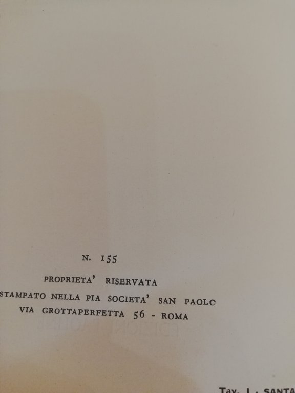 La danza sacra, Renato Torniai, Edizioni Paoline, 1951