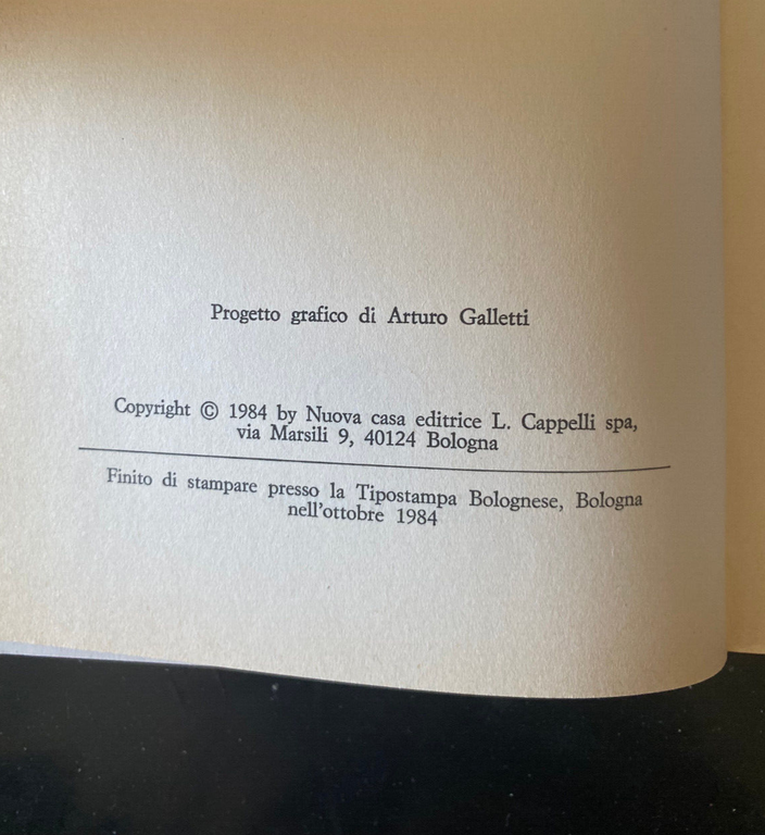 La differenza ebraica, Piero Pieri, Cappelli, 1984